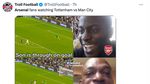 Meme Tottenham Keok, Arsenal Diolok-olok