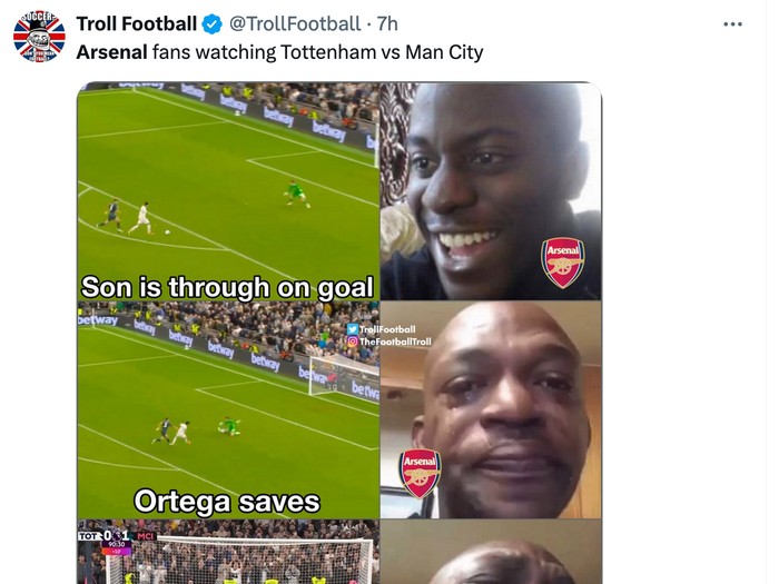 meme arsenal,meme sepakbola,meme,tottenham hotspur vs manchester city,tottenham vs city,tottenham vs man city,liga inggris premier league