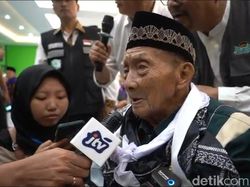 Kiat Bugar ala Calon Jemaah Haji Tertua Usia 109 Tahun asal Ponorogo