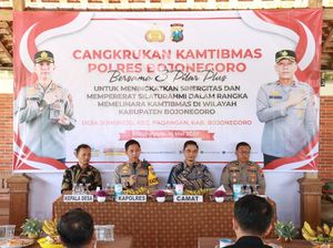 Polres Bojonegoro Gelar Cangkrukan Kamtibmas Jelang Pilkada 2024