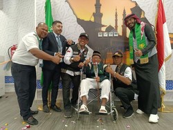 Jemaah Haji Tertua Tiba di Madinah, Kakek Hardjo: Alhamdulillah Sehat