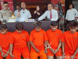 5 Orang Komplotan Curas di Kota Malang Bermodus Tuduh Maling Diringkus