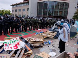 Banyak Aksi Dukung Palestina di Kampus AS, Peran Kepolisian Disorot