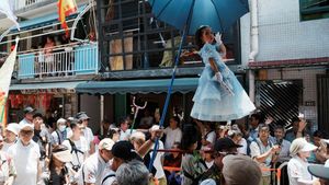 Meriahnya Parade Anak-anak Melayang di Hong Kong