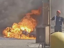 Motornya Terbakar di SPBU Banyuwangi, Pengecer Pertalite Kabur