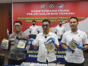 Polda Sulteng Tangkap 314 Pelaku Narkoba Selama 5 Bulan, 54 Kg Sabu Disita