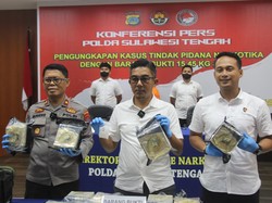 Polda Sulteng Tangkap 314 Pelaku Narkoba Selama 5 Bulan, 54 Kg Sabu Disita