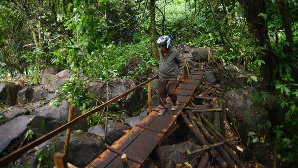 Penampakan Akses Darurat Melintasi Cagar Alam Lembah Anai
