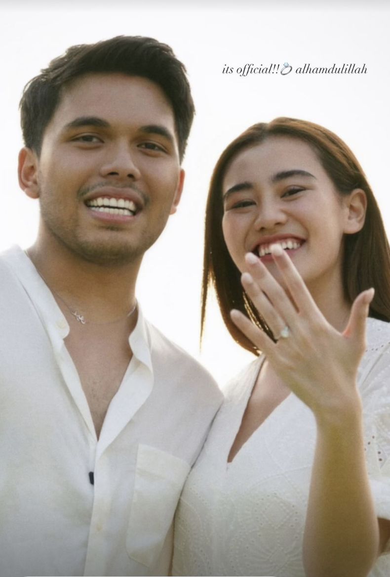 Thariq Halilintar dan Aaliyah Massaid bertunangan