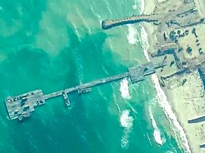 AS Bangun Dermaga di Pantai Gaza untuk Tingkatkan Akses Bantuan