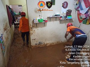 Hujan Deras, Sejumlah Wilayah di Tangsel Banjir