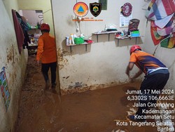 Hujan Deras, Sejumlah Wilayah di Tangsel Banjir