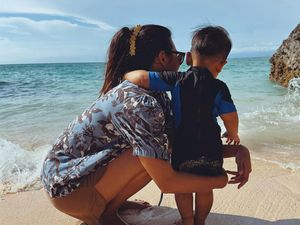 Potret Indah Permatasari Bareng Anak yang Wajahnya Kini Sudah Tak Ditutupi