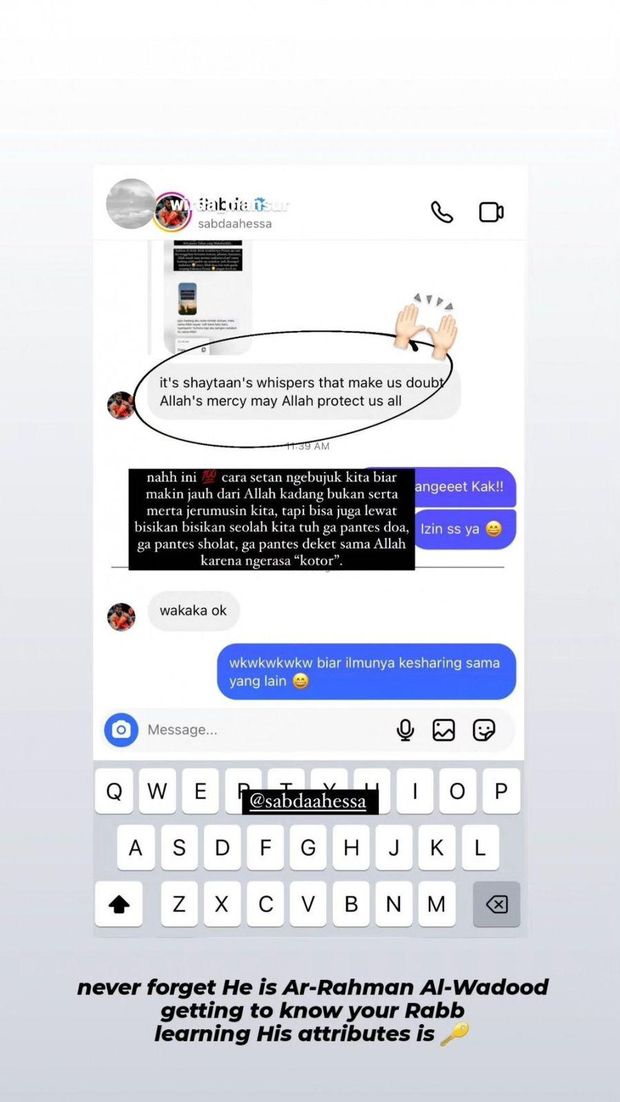 Isi DM Wirda Mansur dan Sabda Ahessa