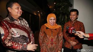 Khofifah-Emil Dardak Bertemu Airlangga Bahas Pilgub Jatim 2024