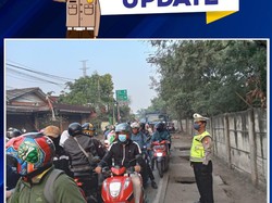Lalin Jalan Marunda Jakut Padat Imbas Proyek Pengecoran Jalan