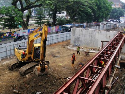 Melihat Progres Pembangunan Overpass di Medan