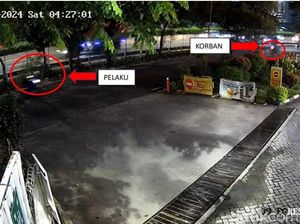 Detik-detik Casis Bintara Dibuntuti hingga Dibacok Begal Terekam CCTV