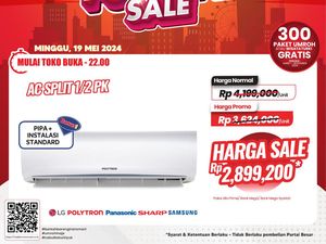 Murah Banget! AC Diobral Jadi Rp 2 Jutaan di Transmart Full Day Sale