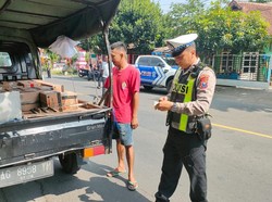Antisipasi Gangguan Kamtibmas, Polres Blitar Kota Galakkan Patroli