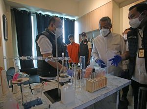 Penampakan Pabrik Narkoba di Apartemen Serpong Penampakan Pabrik Narkoba di Apartemen Serpong