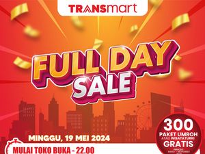 TV LED 50 UHD Smart TV di Transmart Full Day Sale Diskon Terus!