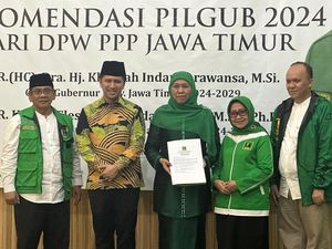 PPP Jatim Serahkan Rekomendasi Cagub-Cawagub ke Khofifah-Emil