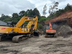 Polisi Gerebek Tambang Batu Bara Ilegal di Berau Kaltim, 3 Ekskavator Disita