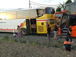 3 Fakta Bus Study Tour SMPN 3 Depok Sleman Tertimpa Tiang Listrik di Bali