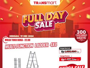 Ada Tangga Multifungsi di Transmart Full Day Sale, Harganya Dijamin Murah