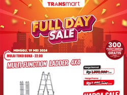 Ada Tangga Multifungsi di Transmart Full Day Sale, Harganya Dijamin Murah