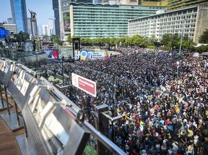 Padatnya CFD Sudirman Jakpus, Warga Keluhkan Susah Sinyal
