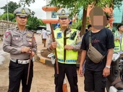 Terciduk saat Razia! Scoopy Dimodif Umpetin Sajam Pedang-Golok