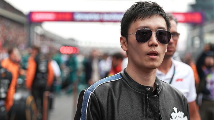 SHANGHAI, CHINA - APRIL 21: Steven Zhang on the grid during the F1 Grand Prix of China at Shanghai International Circuit on April 21, 2024 in Shanghai, China. (Photo by Qian Jun/MB Media/Getty Images)