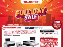 Buruan Mampir Ke Transmart Full Day Sale, Beli Kasur Hemat Rp 8 Jutaan!