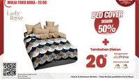 Cuma di Transmart Full Day Sale, Handuk-Bed Cover Murah Banget!