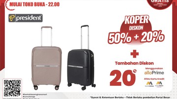 Jangan Lupa ke Transmart Full Day Sale, Aneka Koper Lagi Diskon Besar-besaran!