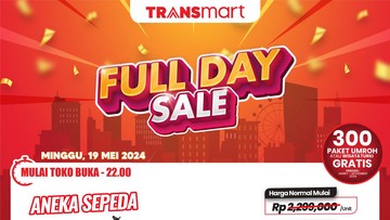 Belanja Murah di Transmart Full Day Sale + Diskon 20% dengan Bank Mega