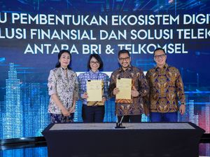 Kolaborasi BRI-Telkomsel, Hadirkan Ekosistem Finansial dan Digital