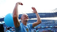 Haaland sudah kemas 139 gol dari 158 penampilan di seluruh kompetisi sejak gabung ke Man City pada 2022 (REUTERS/Molly Darlington)