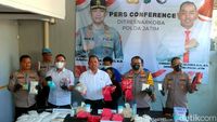 Polisi Bongkar Home Industry Ekstasi dan Pil Koplo di Surabaya