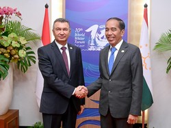 Bertemu PM Tajikistan di Bali, Jokowi Bahas Kerja Sama Tata Kelola Air