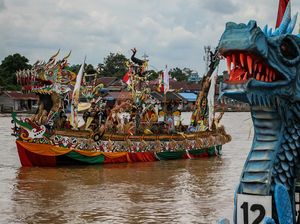 Lomba Hias Perahu Meriahkan HUT ke-67 Provinsi Kalteng