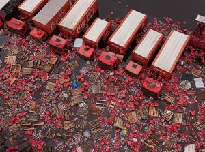 Gudang Coca-Cola di Brasil Kebanjiran