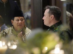Prabowo Bertemu Elon Musk di Bali, Sempat Makan Malam Bareng