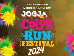 Cah Jogja Merapat! Ikuti Keseruan Prambanan Jogja Color Run Festival 2024