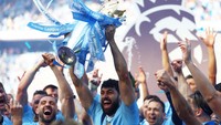 Ada enam pemain City yang sudah rasakan enam kali juara Liga Inggris lho! (Reuters)