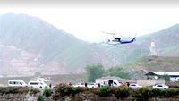 Foto: Helikopter Presiden Iran Jatuh di Pegunungan