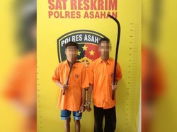 2 Remaja Bawa Celurit Ditangkap saat Hendak Tawuran di Kisaran