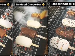 Unik! Ada Es Krim Tak Meleleh Saat Dibakar di Atas Api Arang